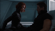 Natasha Romanoff and Clint Barton