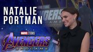 Natalie Portman talks girl power in the Marvel Universe LIVE from the Avengers Endgame Premiere
