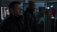 Nick Fury y agente Barton