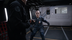 Mackenzie attacking a 