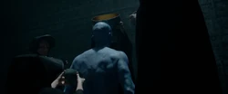 The monks performing the ritual on 