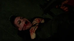 Todd screams before the  kills him