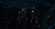 Iron Spider Man & Iron Man (Q-Ship)