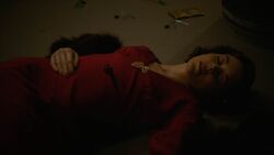 Viola being shot at by the 