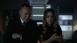 Coulson and Johnson try to figure out the mystery