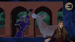 Kingo Kisses a Donkey