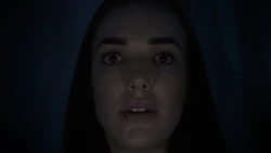 Simmons sees her past self