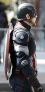 Captain America AoU On Set Side View