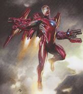 Avengers Infinity War Iron Man concept art 1