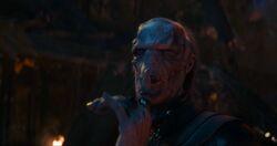 Ebony Maw silences Thor