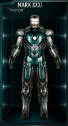 Mark XXXI: Piston Armor