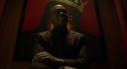 Diamondback sits on 's throne