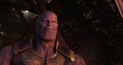 Thanos Smiling at the universe