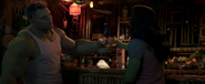 Hulk & She-Hulk at a bar