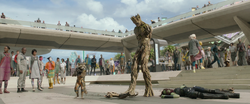 Rocket ، Groot & Gamora (Xandar)