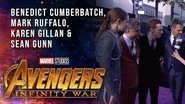 Ruffalo, Cumberbatch, Gillan and Gunn Live at the Avengers Infinity War Premiere