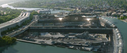 Helicarriers launching