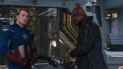 Captain America & Nick Fury