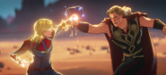 Captain Marvel vs. Thor