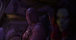 Drax aboard the Benatar
