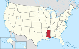 Map of Mississippi