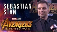 Sebastian Stan Live at the Avengers Infinity War Premiere