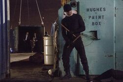 Daredevil at the docks
