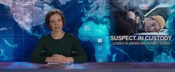The news reports on "'s" arrest
