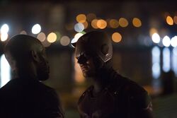 Daredevil interrogates Turk Barrett