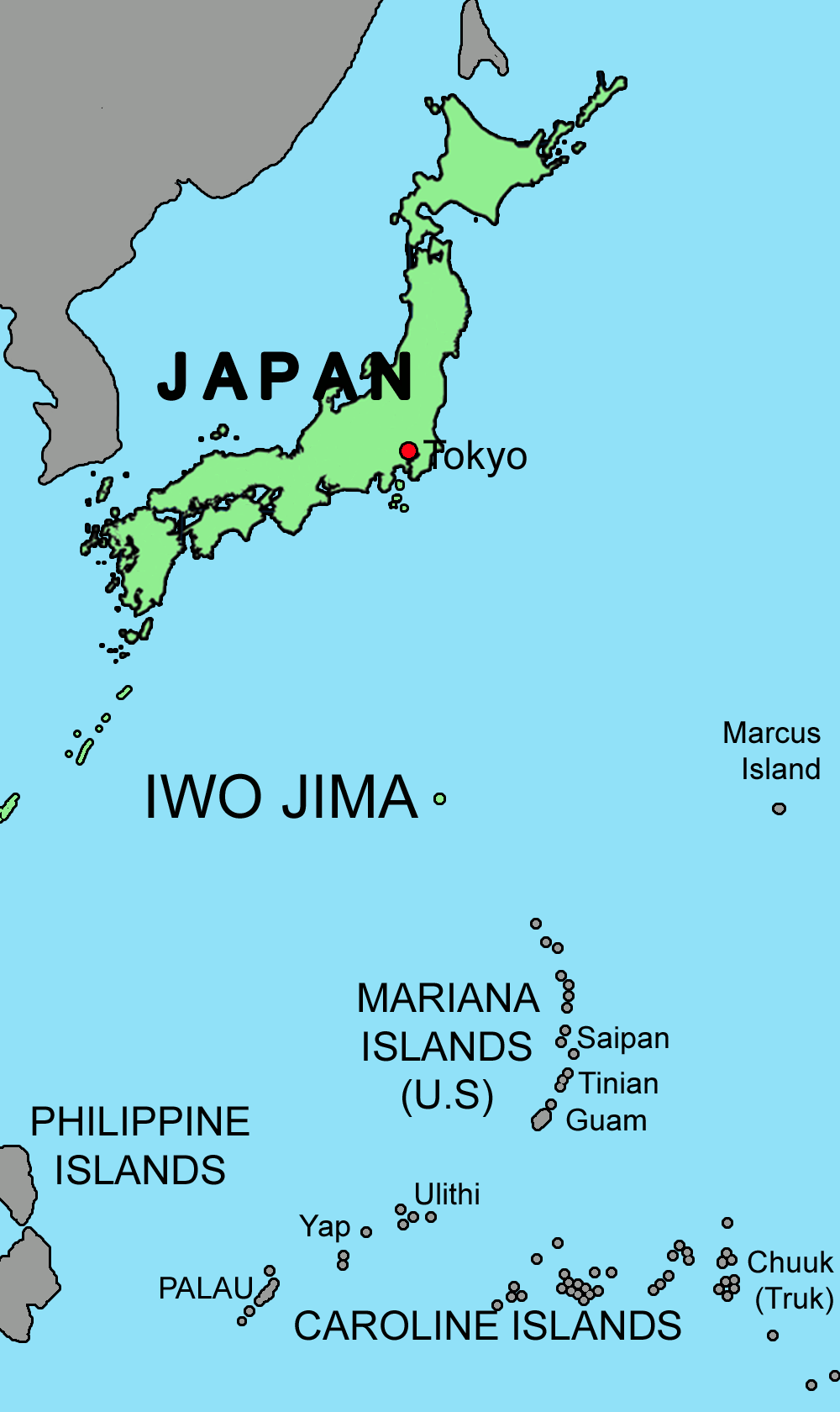 Iwo Jima Japan Map - Fayina Theodosia