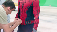 Spidey Suit (Behind the Scenes - Civil War)