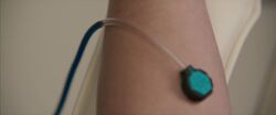Danvers is given a blood transfusion