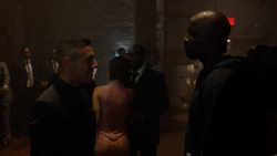 Luke Cage and Shades at the party