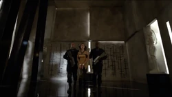  is brought into the throne room