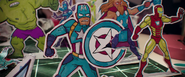 Captain America, Iron Man, Thor, Rescue & Hulk