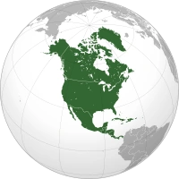 Map of North America