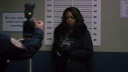 Dillard is photographed for police records