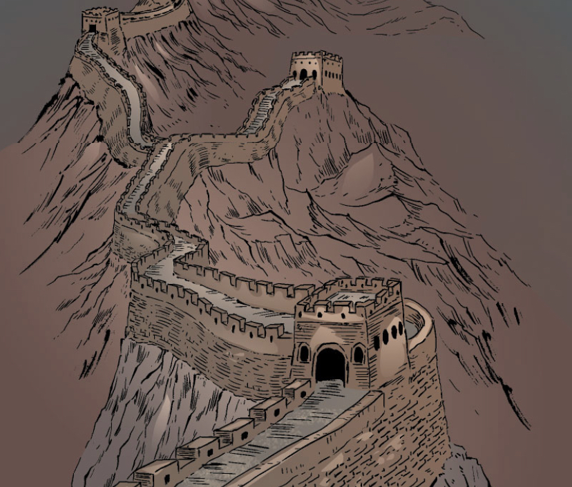 China Great Wall Sketch Stock Illustrations – 255 China Great Wall Sketch  Stock Illustrations, Vectors & Clipart - Dreamstime