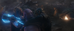 Thor & Cap v Thanos