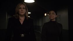 Hale is given an update from 