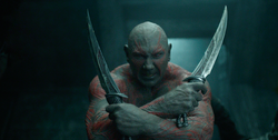 Drax battles  soldiers