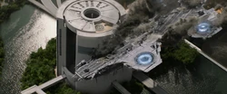 Helicarrier IN-01 crashes into the 