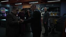 Coulson gives out orders