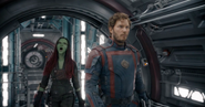 Gamora yelling at groot