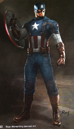 The Golden Age Uniform, featured in Captain America: The Winter Soldier