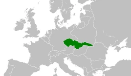 Map of Czechoslovakia