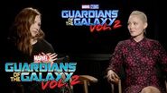 Karen Gillan & Pom Klementieff on Marvel Studios’ Guardians of the Galaxy Vol