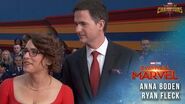 Captain Marvel Directors Anna Boden and Ryan Fleck Interview Red Carpet Premiere