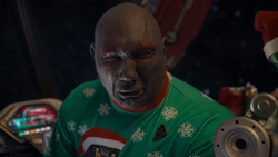 Drax becomes disgusted by 