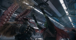 Gamora cutting OctoHyena